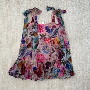 Francesca's Collections Floral Mini Dress - Multicolor